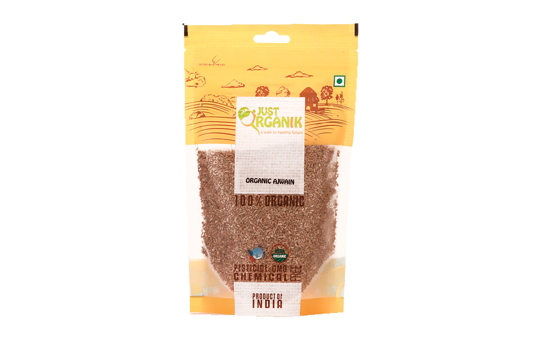 Just Organik Organic Ajwain    Pack  100 grams